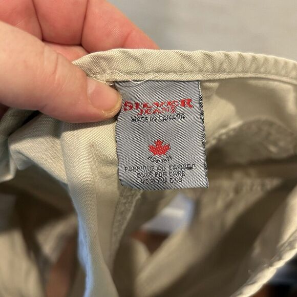 Vintage Silver 100% Cotton‎ Khaki Shorts Size 28 Made In Canada Y2k - Picture 7 of 8